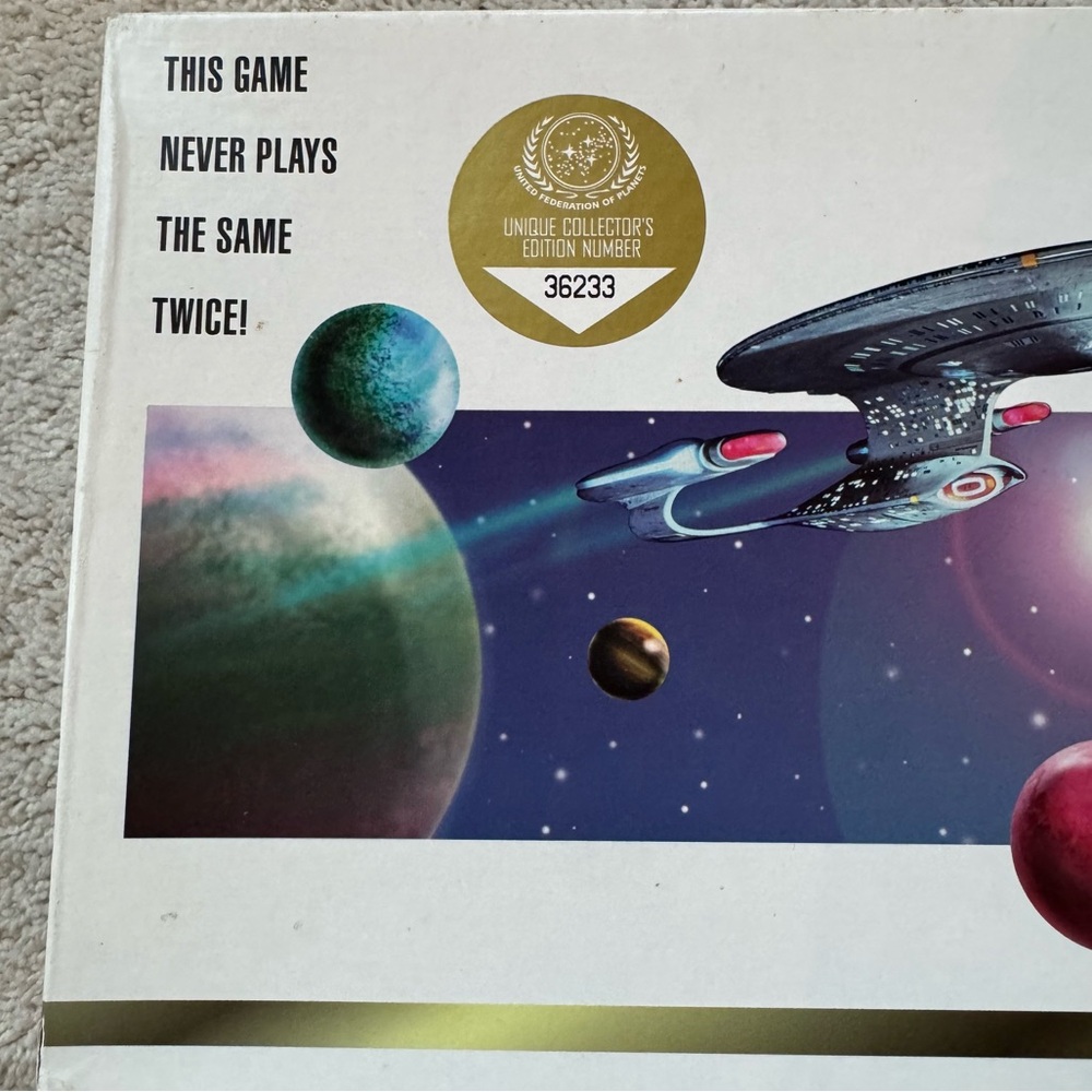 Star Trek The Next Generation Interactive VCR Board Game - Picture 2 of 14